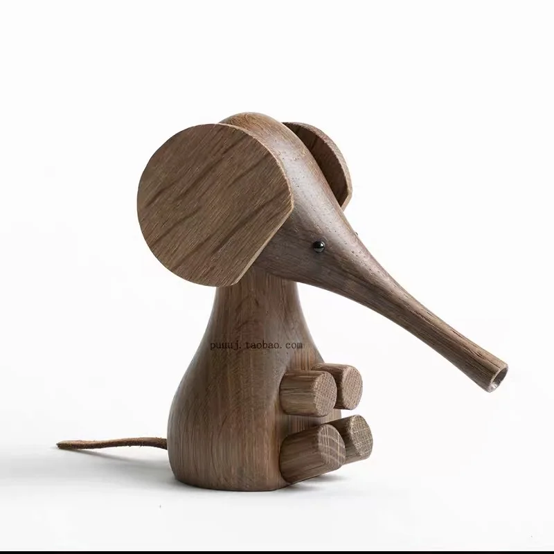 Скандинавский стиль датская деревянная форма животного украшение для дома кошка