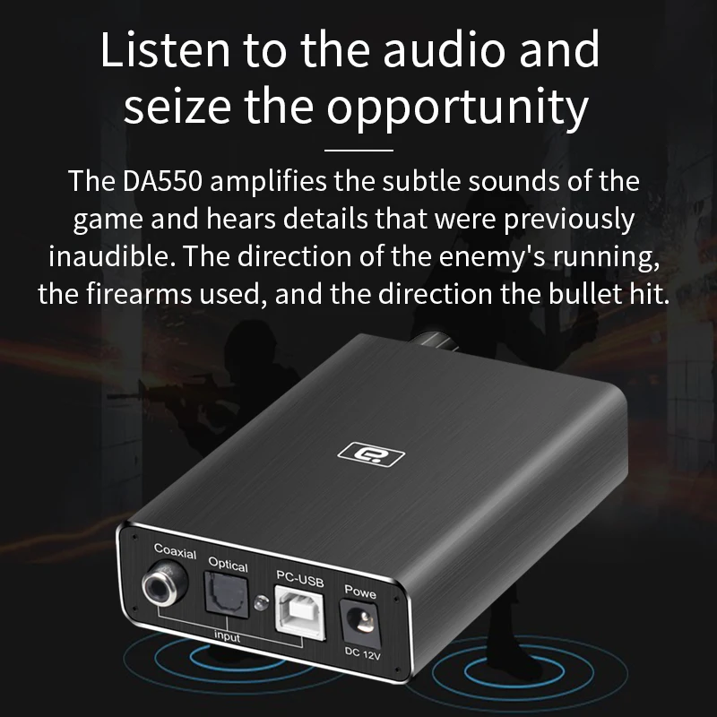 HIFI оптический волоконный коаксиальный USB DAC декодер для наушников 24BIT/192Khz Аудио