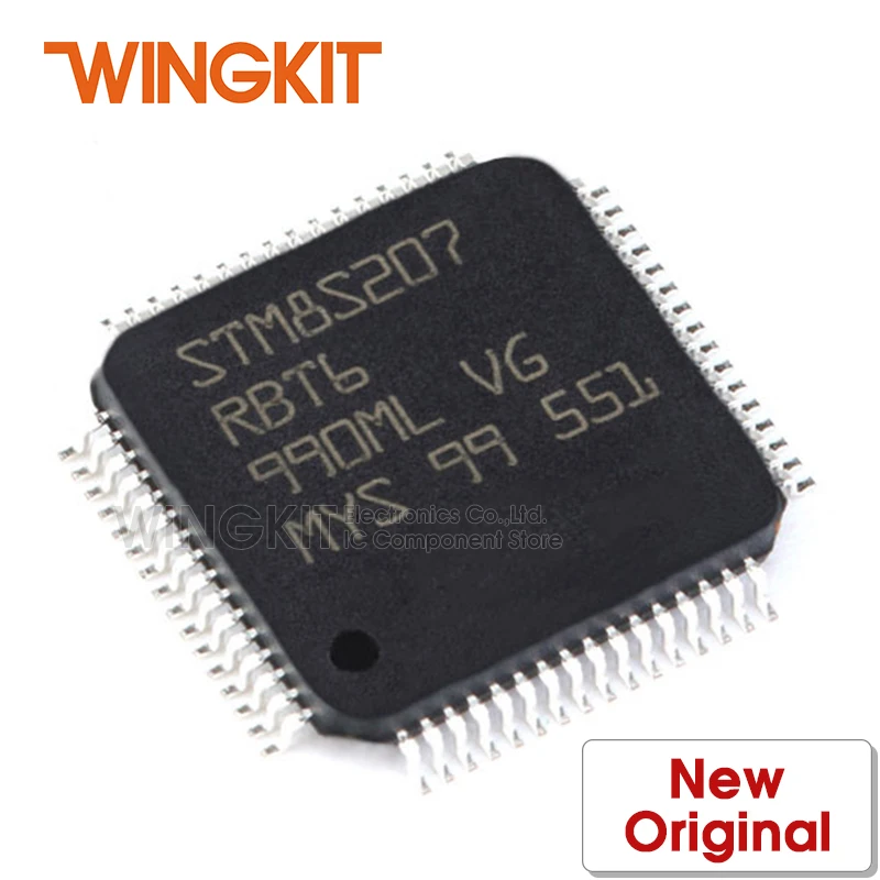 1 шт. микроконтроллер STM8S207RBT6 LQFP64 STM8S207RB STM8S207 STM8S20 STM8S 8 битный MCU|Аксессуары для