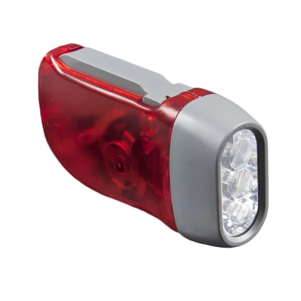 3 светодиодный ручной прессования шатун Динамо машины мощность ветра Flash