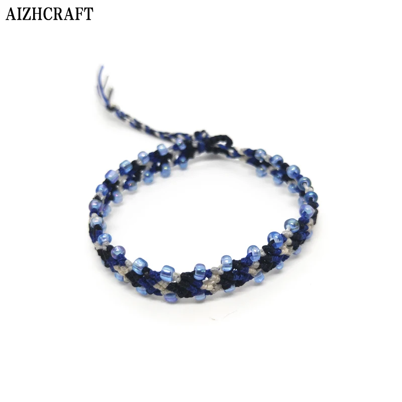 Бисер AIZHCRAFT из вощеной нитки эстетический браслет дружбы и для женщин женское