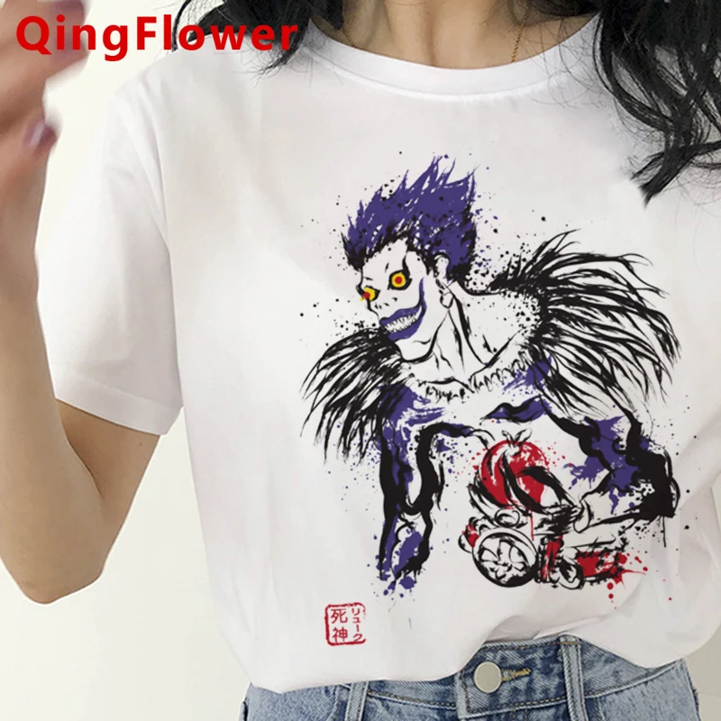 

Death Note t shirt female vintage print harajuku kawaii casual t shirt top tees harajuku kawaii white t shirt