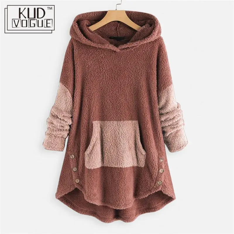Женский фланелевый пуловер с капюшоном на весну и осень модная женская верхняя