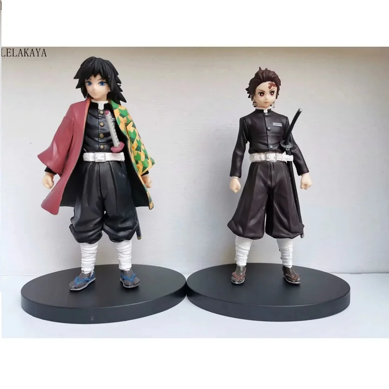 

15-17cm Demon Slayer: Kimetsu no Yaiba Tomioka Giyuu Kamado Tanjirou Anime PVC Action Figure Collectible Model Toys Dropshipping