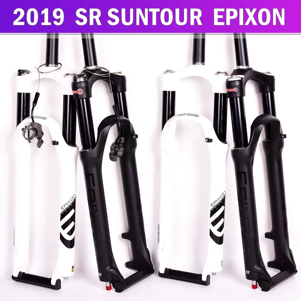 Велосипедная амортизационная вилка SUNTOUR EPIXON дистанционное для горного