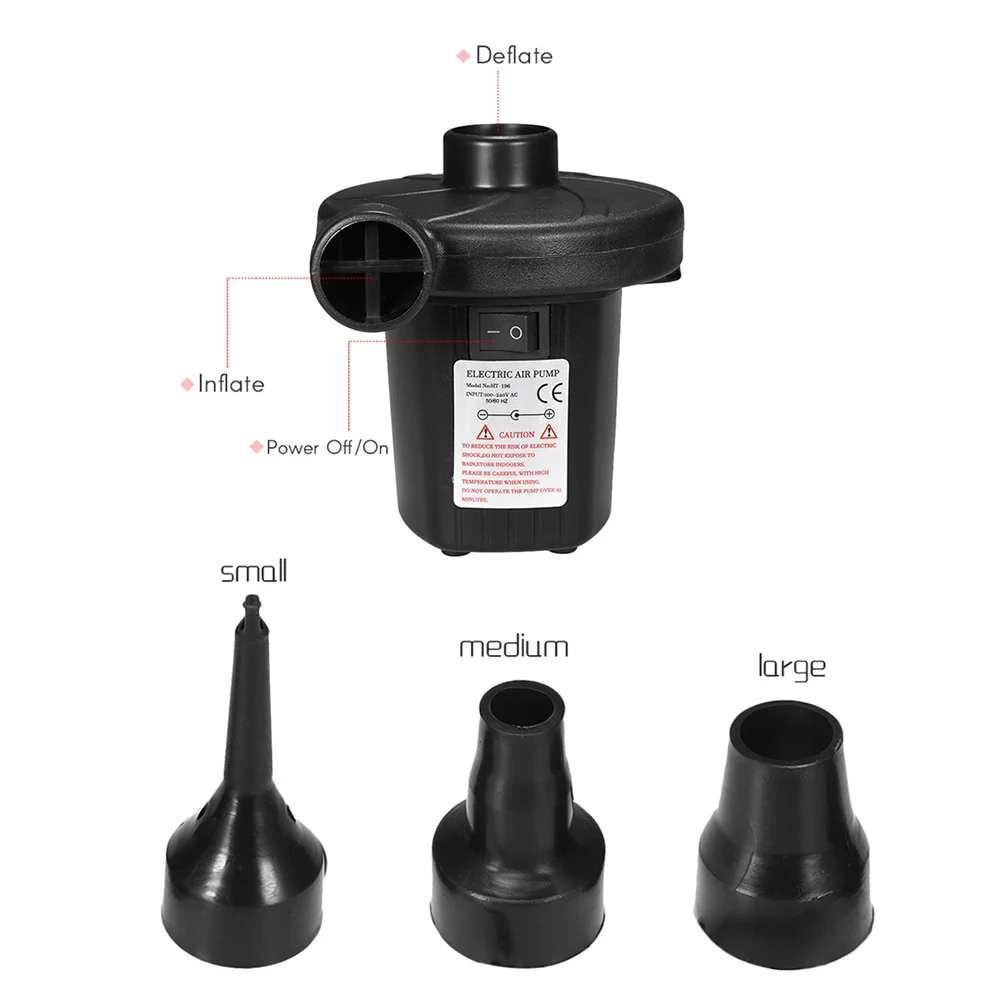 Надувной насос электрический воздушный матрас для кемпинга портативный быстрое