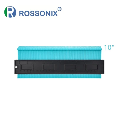 10 inch blue ROSSONIX 5 дюймов 10 дюймов форма контурный манометр Дубликатор пластиковый профиль копировальный манометр деревянная маркировка обмотка труб плиточный ламинат инструмент - Цвет: 10 inch blue