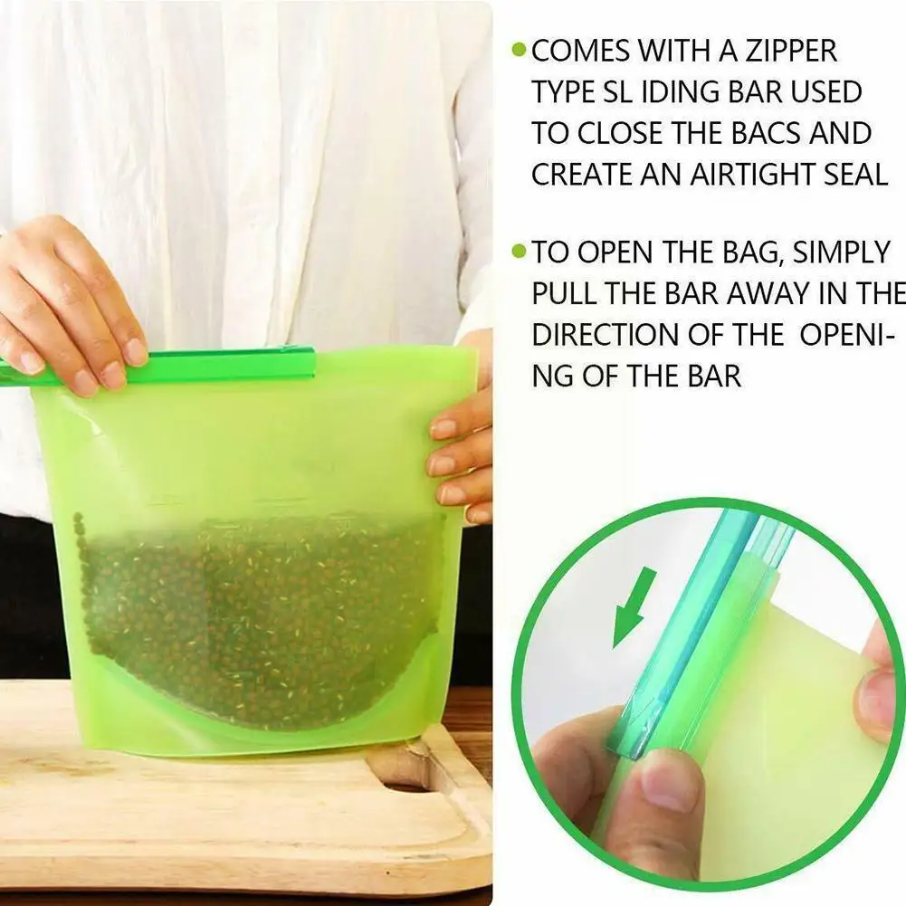 

1 шт., силиконовый пакет для хранения фруктов и овощей