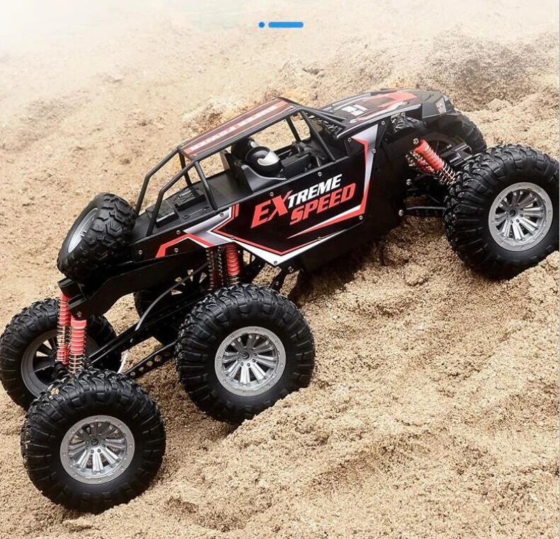 Детский подарок электрический RC автомобиль 1:8 2,4G 150M супер большой 6/4 колеса 6WD 4WD вождения независимая подвеска 360 градусов опрокидывающийся RC автомобиль