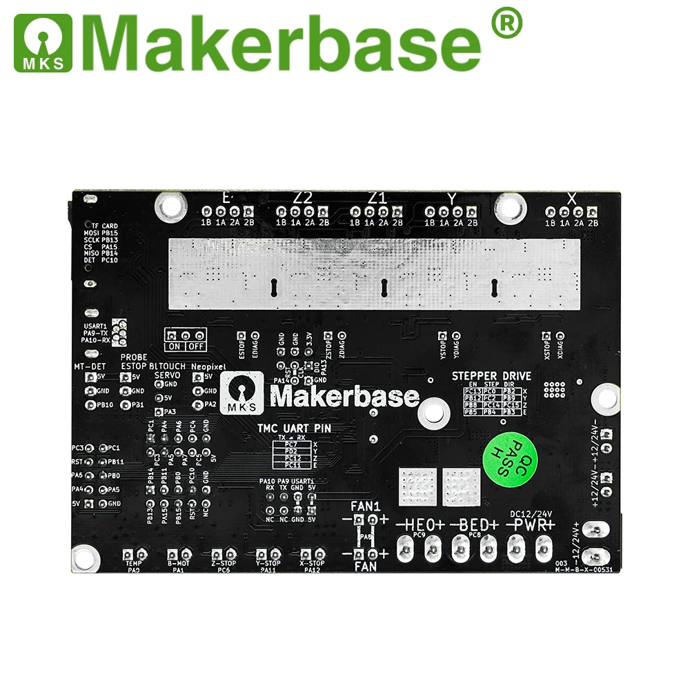 Makerbase МКС Робин E3 V1.1 32Bit Управление доска 3D принтеры Запчасти с Tmc2209 Uart режим