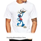 TEEHUB новейшая забавная винтажная Мужская футболка с принтом Grover the Waiter, футболки с коротким рукавом Super Grover, топы с круглым вырезом, хипстерские футболки