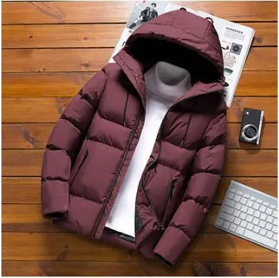 

Men's Warm Coat, Leisure Sports Coat, Long Sleeve Hat Winter Hot Suit New Products in 2020