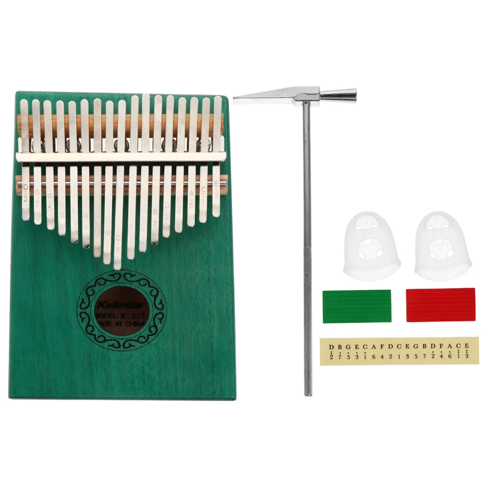 

1 Set Portable Thumb Piano Beginner Kalimba Retro Style Finger Piano for Student