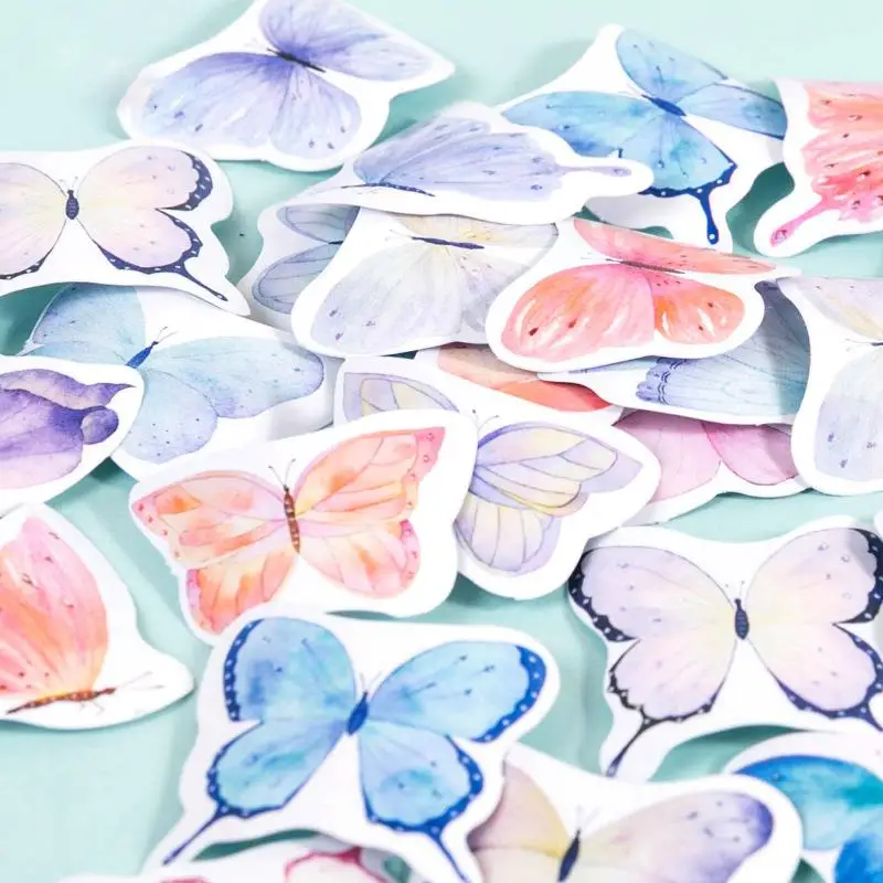 46 шт./компл. Осенний цветок фотоальбом ежедневник декоративная наклейка альбом