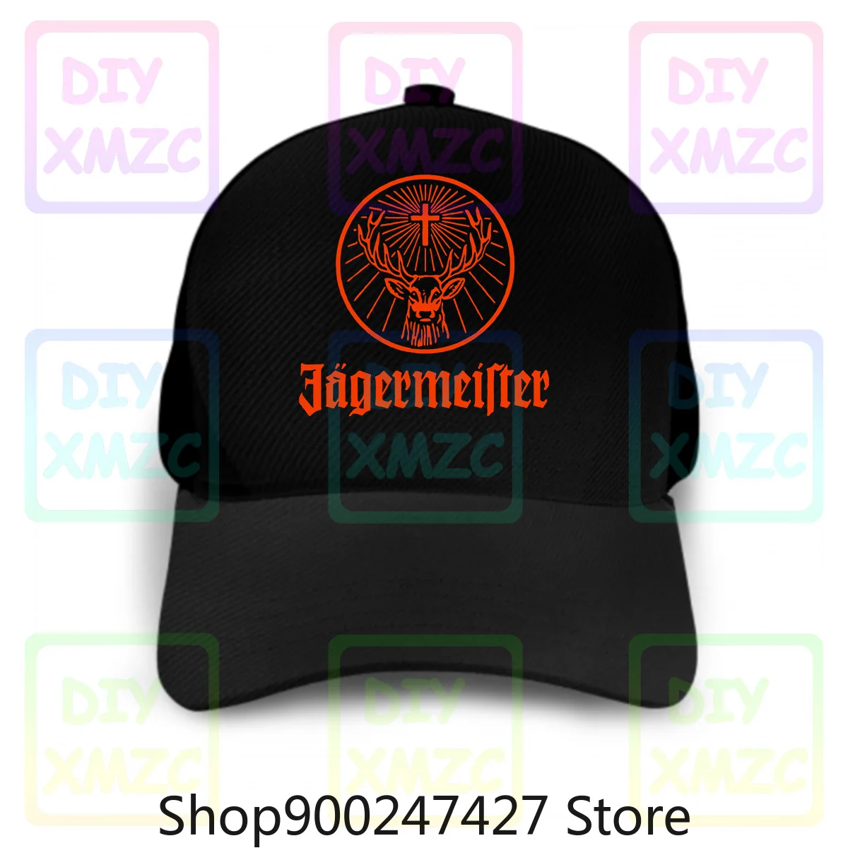 Бейсболка Jagermeister с немецким логотипом, мужские шапки, Моющиеся Многоразовые шапки для унисекс, Черная