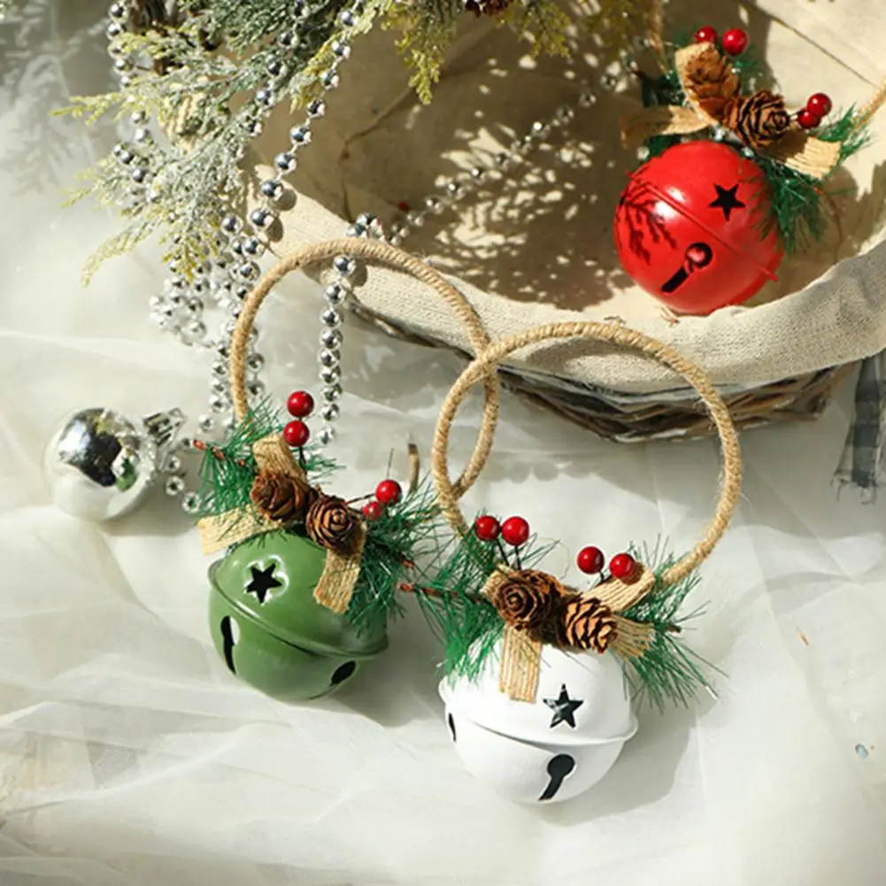 

Яркий железный креативный подвесной Колокольчик в форме звезды в рождественском стиле, украшение для дома
