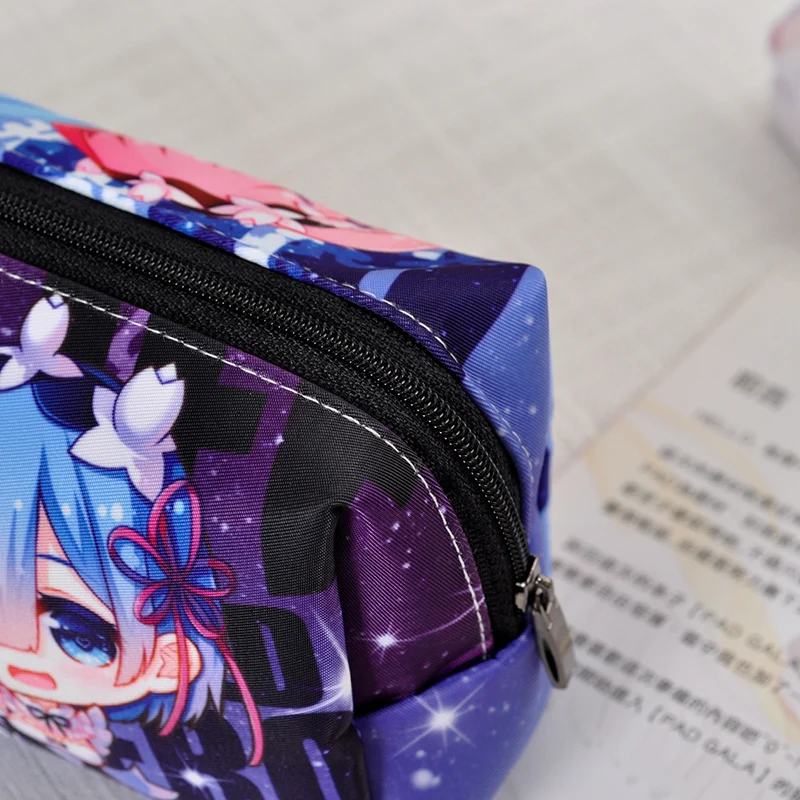 Японское аниме Re:Zero Start Life in other World Ram Rem Emilia студенческий пенал для косплея чехол