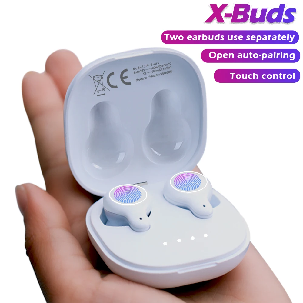 Yodeli наушники с сенсорным шумоподавлением X Buds TWS Bluetooth 5 0 IPX5 водонепроницаемые