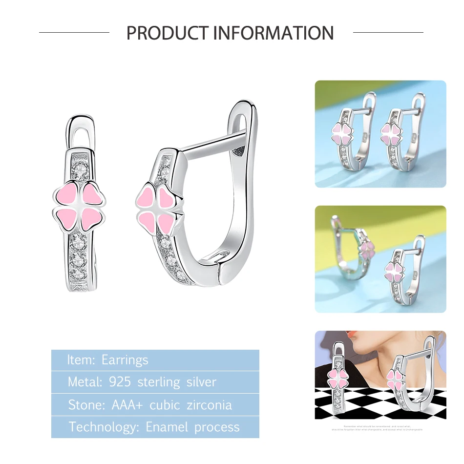 Серьги гвоздики из стерлингового серебра 925 пробы с эмалью милые серьги в виде