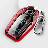 tpu car fully key case led display key cover case for bmw 5 7 series g11 g12 g30 g31 g32 i8 i12 i15 g01 x3 g02 x4 g05 x5 g07 x7