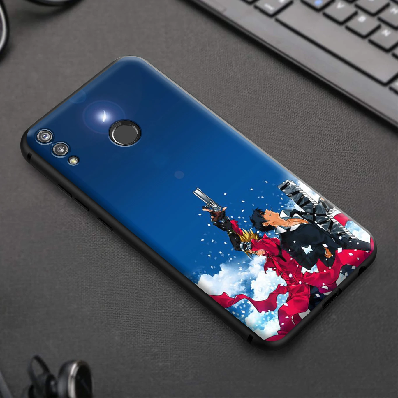 Силиконовый чехол Trigun для Huawei Honor V30 30 8 8A 8X 8C 9 9X 10 Note View 20 20S Pro Lite | Мобильные