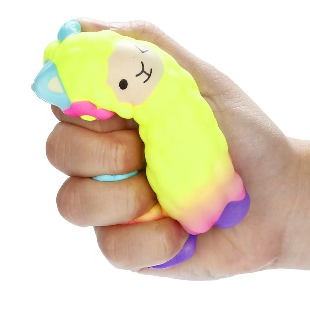 

Squeeze soft Squishies Adorable Llamas Alpaca Slow Rising Fruits Scented Squeeze Stress Relief Toys Funny Gift Drop shipping