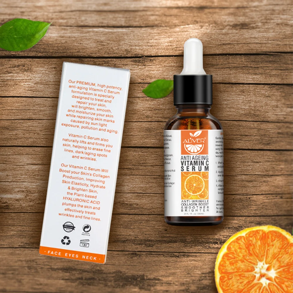 

Vitamin C Serum Anti-Aging Anti-Wrinkles Skin Care Serum for Dark Spots Fine Lines Skin Lifting and Brightening for Neck Face