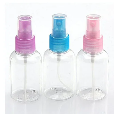 

5Pcs/lot 50ML Clear Plastic Refillable Bottles Hot Sale Transparant Perfume Atomizer Spray Bottle Travel Makeup Tools