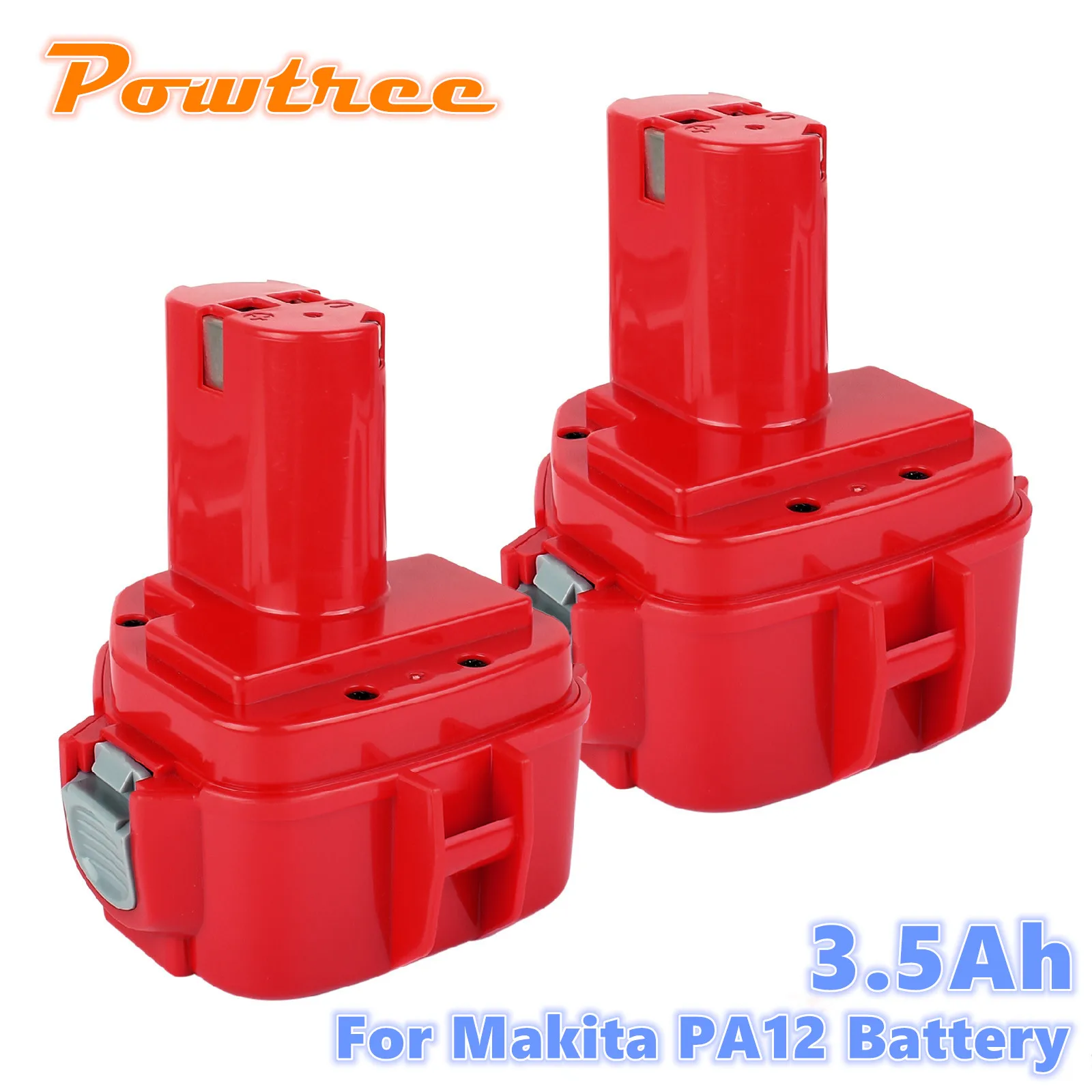 

Powtree 12V 3500mAh 3.5Ah For Makita Ni MH Rechargeable Battery Power Tools Bateria PA12 1220 1222 1235 1233S 6271D L50