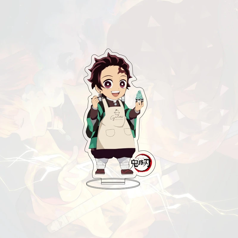 Demon Slayer: Kimetsu no Yaiba Kamado Tanjirou Inosuke фигурка на акриловой подставке коллекция