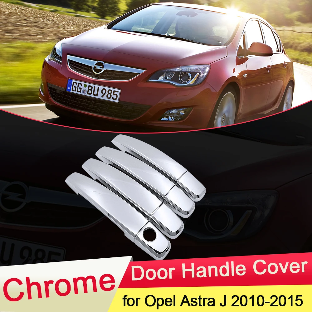 Для Opel Astra J Vauxhall Holden GTC 2010 2011 2012 2013 2014 2015 хромированные дверные ручки накладка