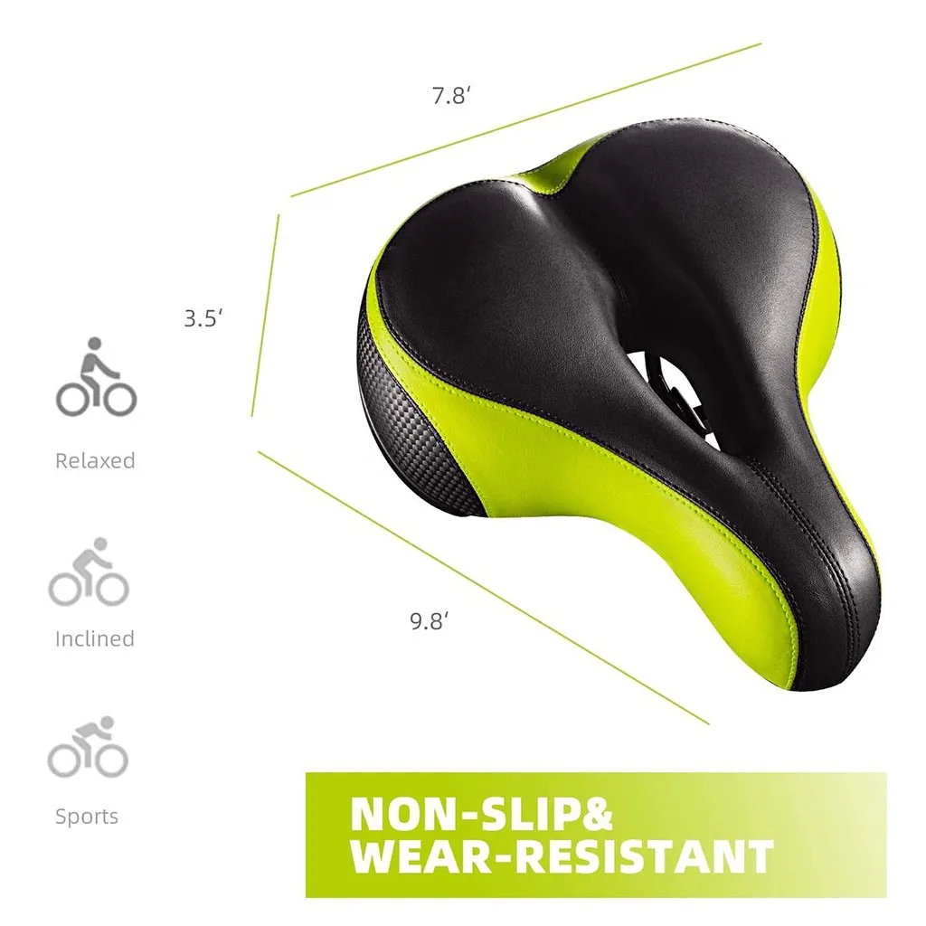 Велосипедное седло большое сиденье для велосипеда широкая удобная подушка