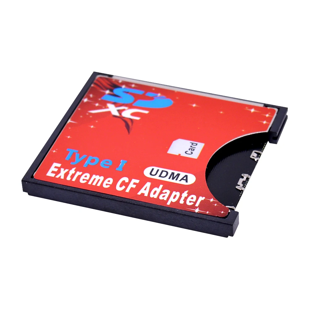 CHIPAL Профессиональный SD-CF адаптер для карт SDHC SDXC до 3,3 мм стандартный Compact Flash type I устройство для чтения карт памяти конвертер