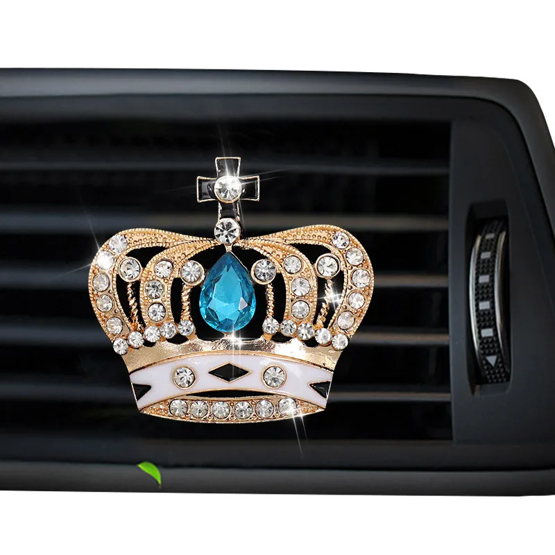 Автомобильный освежитель воздуха в стиле короны парфюмерный флакон диффузор