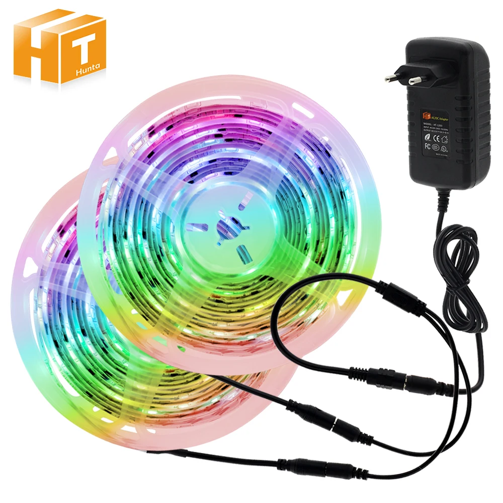 Светодиодная лента 12 в постоянного тока WS2811 RGB Dream Magic Color 5050 водонепроницаемая