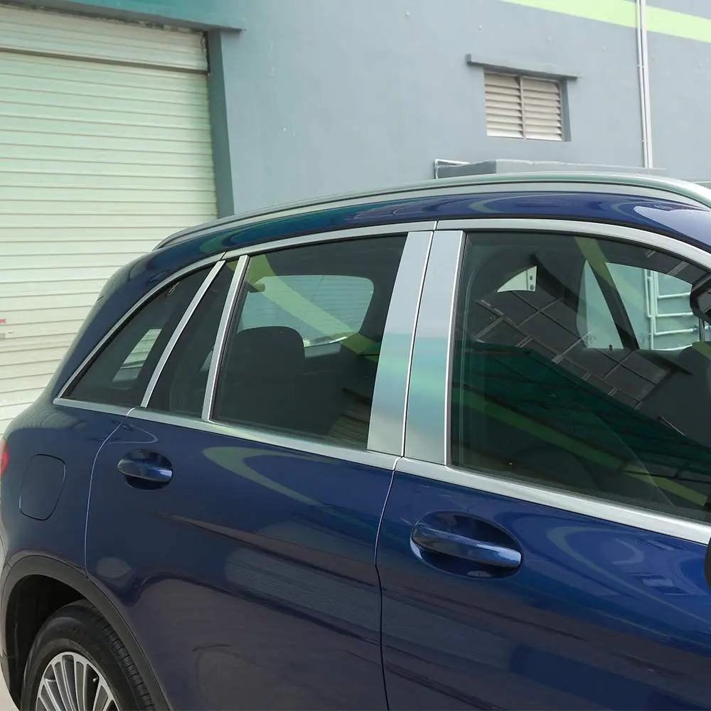 8 шт. полированная опора из алюминиевого сплава для автомобильной двери отделка