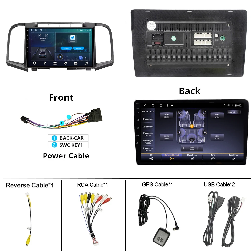 

2DIN Android10.0 Car Radio For Toyota Venza 2008-2016 GPS Navigation Stereo Receiver Auto Radio DSP Car Receiver NO 2DIN DVD IGO