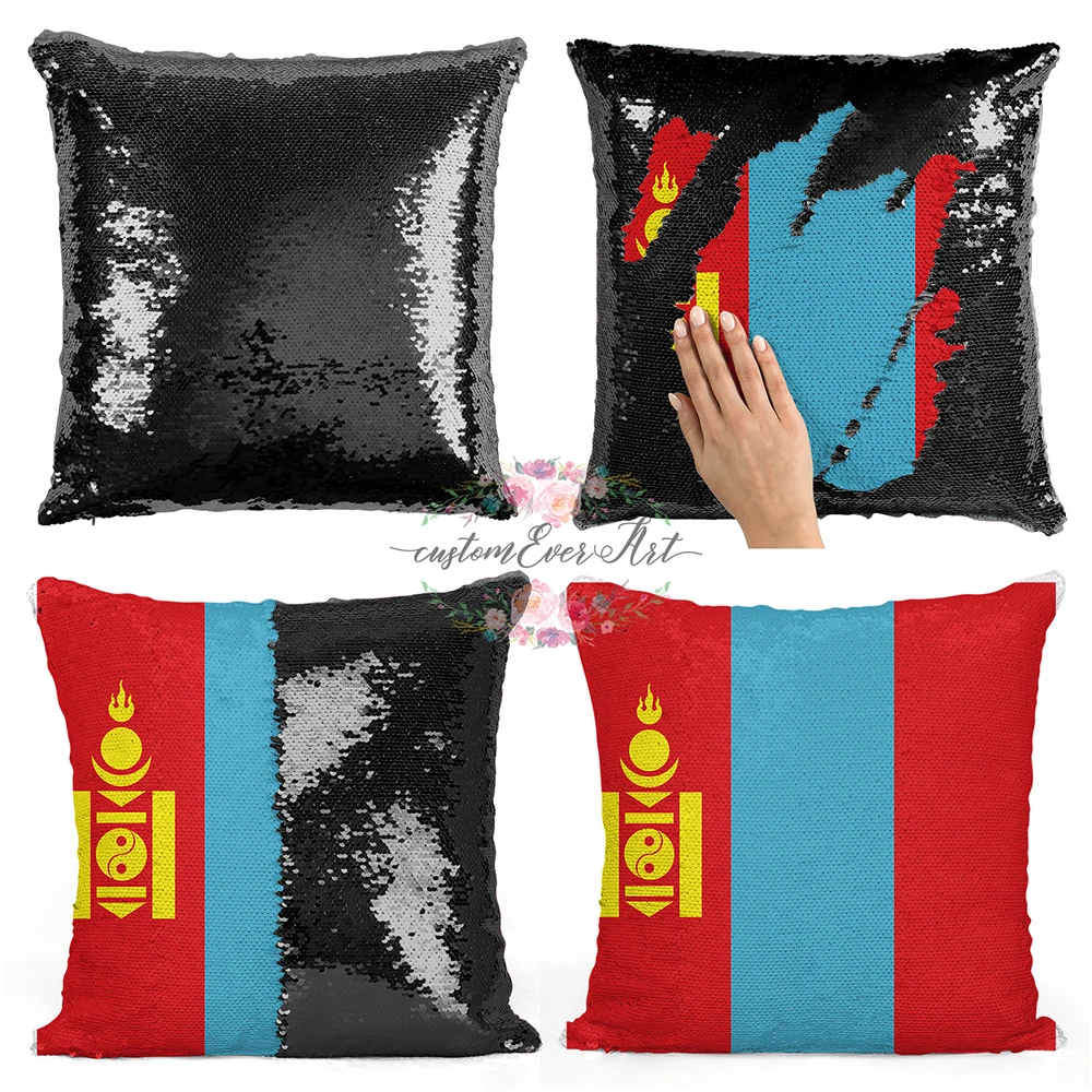 Монголия персонализированные пользовательские изображения накидка для подушки