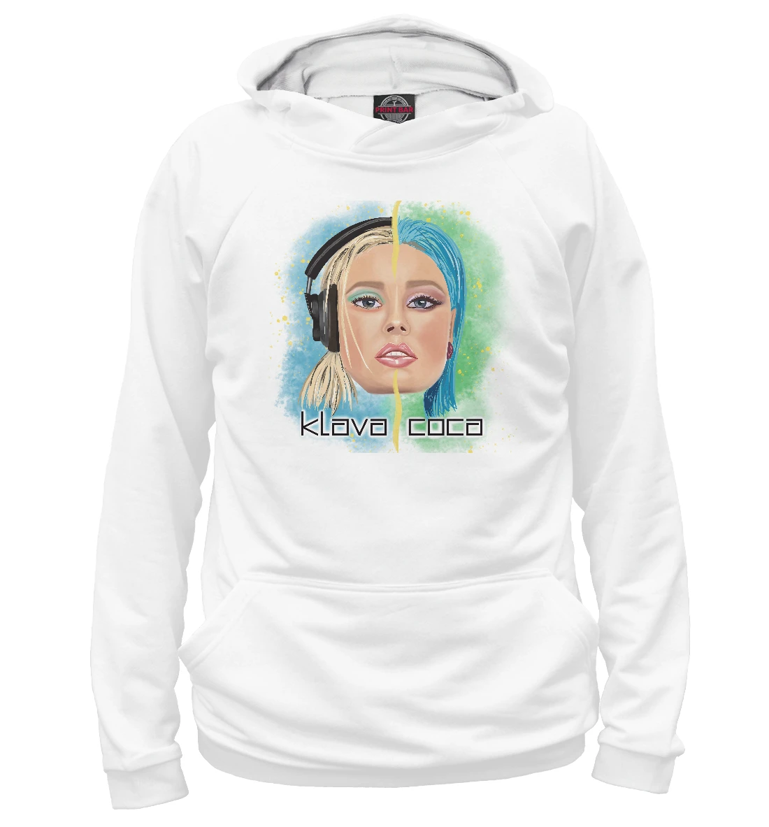 Худи толстовка Клава Кока (музыка) | Мужская одежда