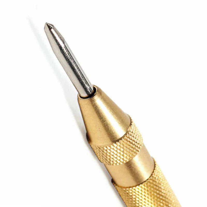 

5 Inch Automatic Center Pin Punch Spring Loaded Marking Starting Holes Durable