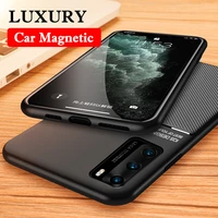for huawei p20 p30 p40 p50 pro lite p10 plus p8 lite y9s prime p smart z 2019 cover cases magnetic luxury matte hard phone capa
