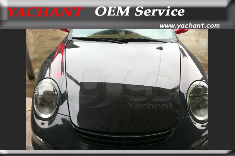 Автомобильный Стайлинг из углеродного волокна комплект капота для 2005 2011 987 Boxster