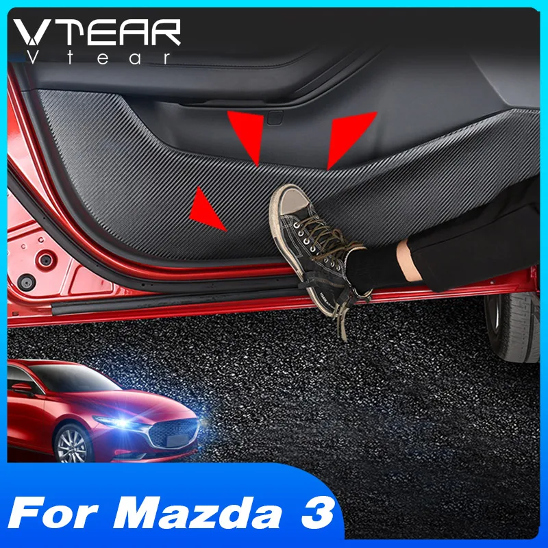 Защитные наклейки Vtear для автомобильных дверей мазда Mazda 3 Bp 2020 2021 защита от ударов