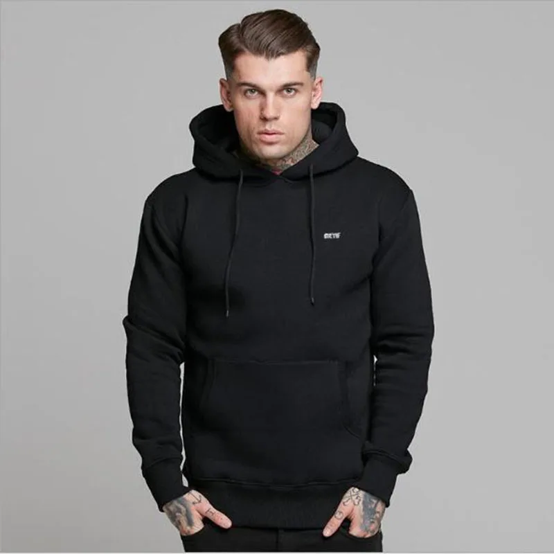 Повседневные толстовки Мужская модная новинка свитшот с капюшоном пальто