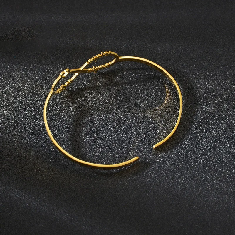 Браслет ручной работы унисекс из нержавеющей стали