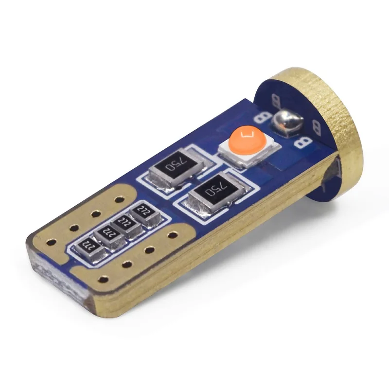 

T10 Super bright T10 W5W 196 168 Socket 3030 3SMD Diode Auto Side marker Parking Indicator Light License Plate Lamp 12V Orange