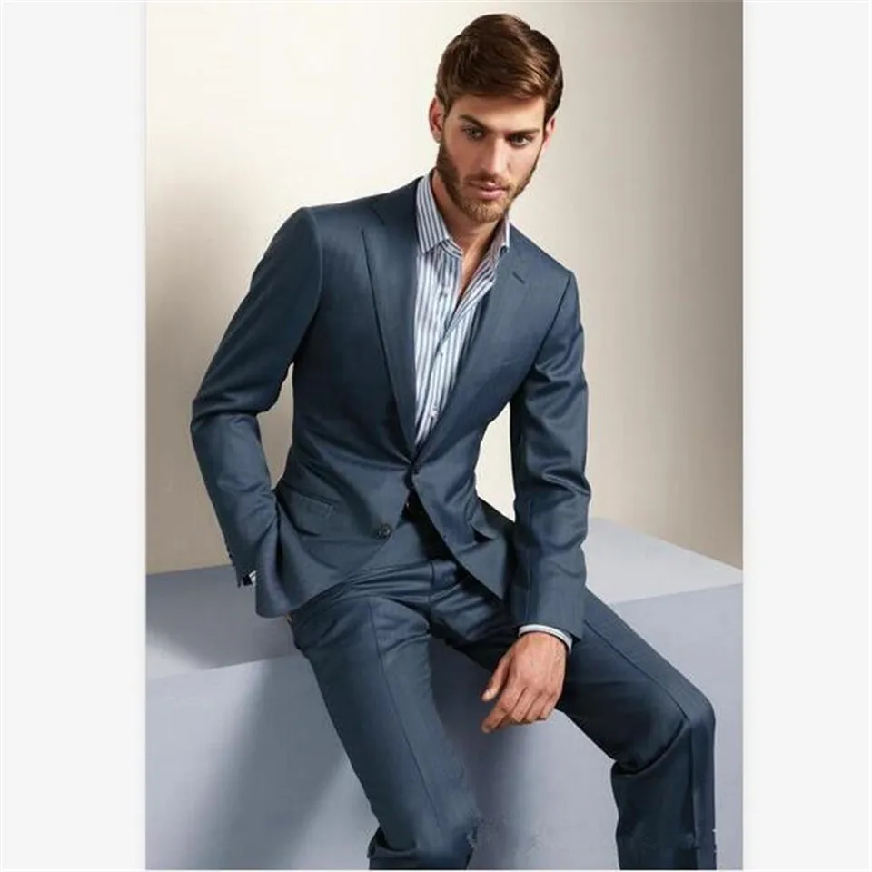 Мужской костюм Smolking Noivo Terno Slim Fit Easculino, вечерние костюмы для мужчин, смокинги, Женихи, шаль, черный отворот, на одной пуговице(пиджак