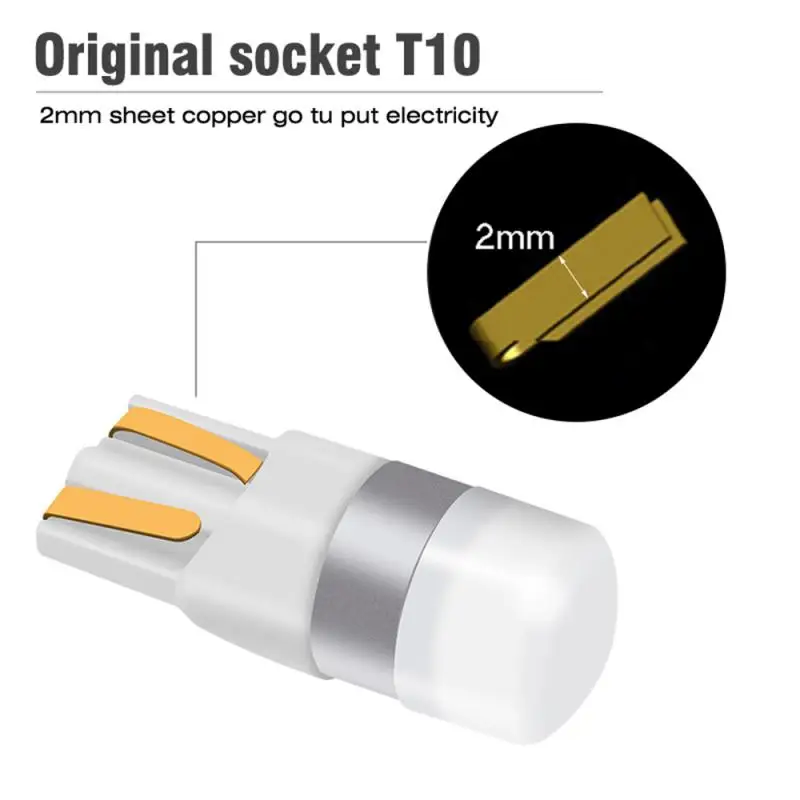 

1 шт., Автомобильные светодиодные лампы T10 W5W 3030 1SMD