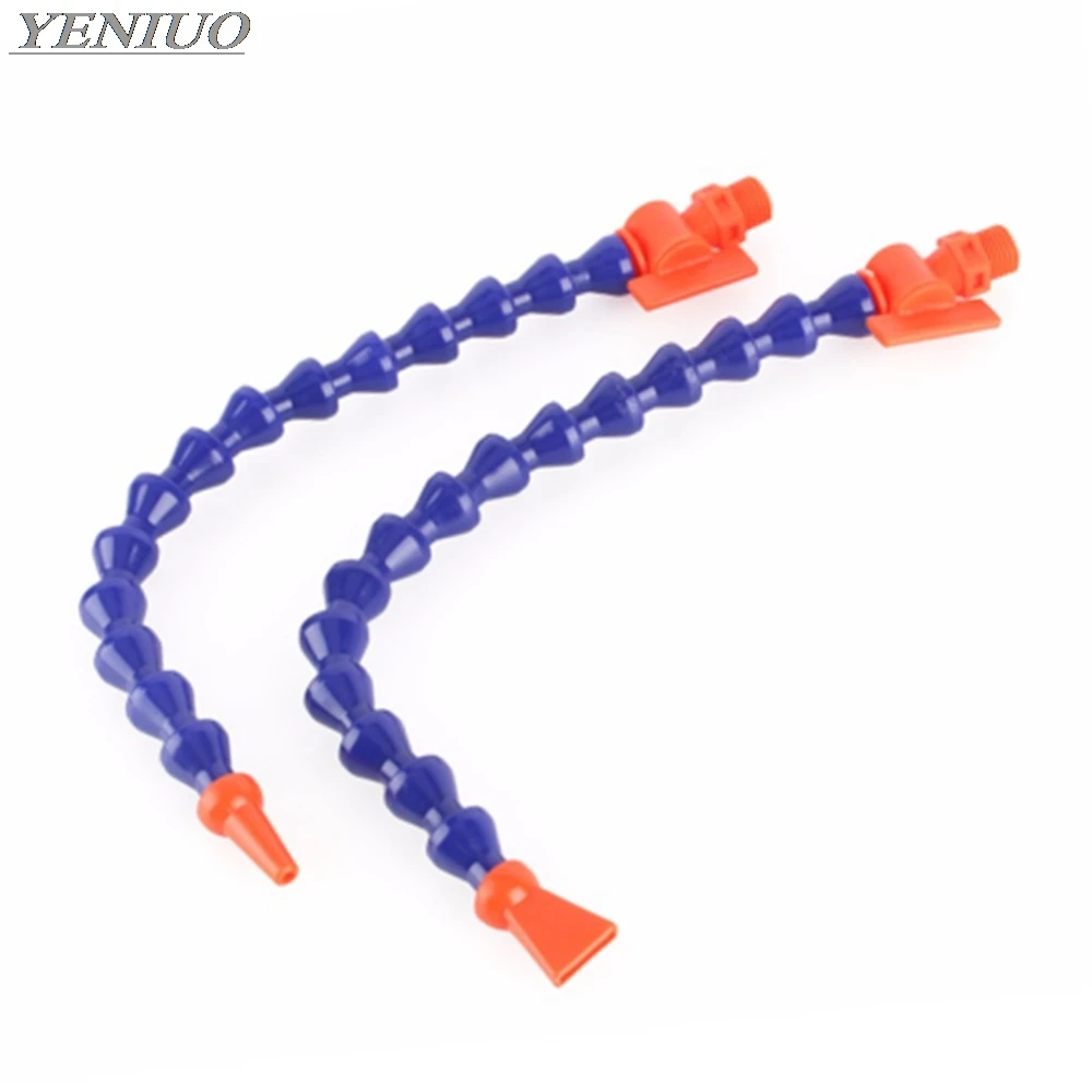 

Pneumatic Tube 1/4" 3/8" 1/2" BPS Male Thread Plastic Flexible Water Oil Coolant Pipe Hose for lathe CNC machine