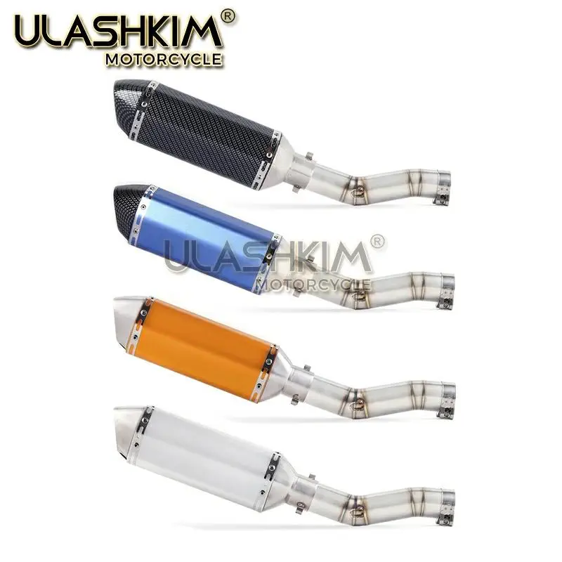 Мотоцикл Полная выхлопная средняя труба без шнуровки для Suzuki GSXR600 Gsxr700 Gsxr750 K7 GSX R700